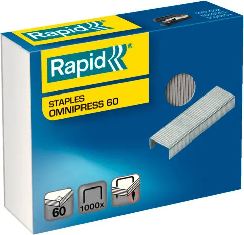 RAPID Heftklammern Omnipress 60 5000561 verzinkt 1000 Stück Idealshop