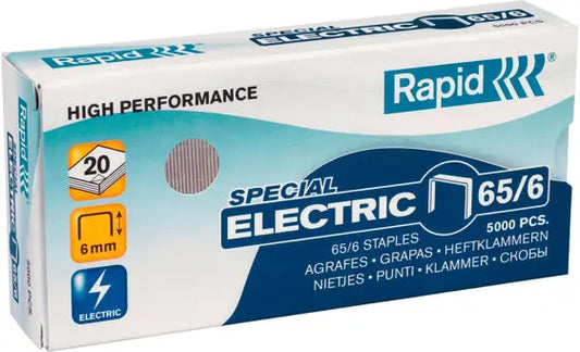 RAPID Heftklammern Strong 65/6 mm 24869000 verzinkt 5000 Stück Idealshop