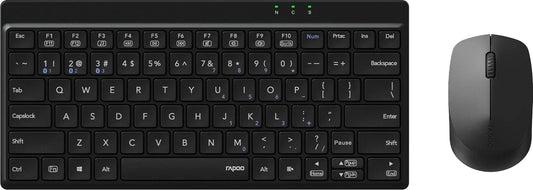 RAPOO 8000GT Deskset R-11066 Wirel. Multimode,Black-Grey Idealshop