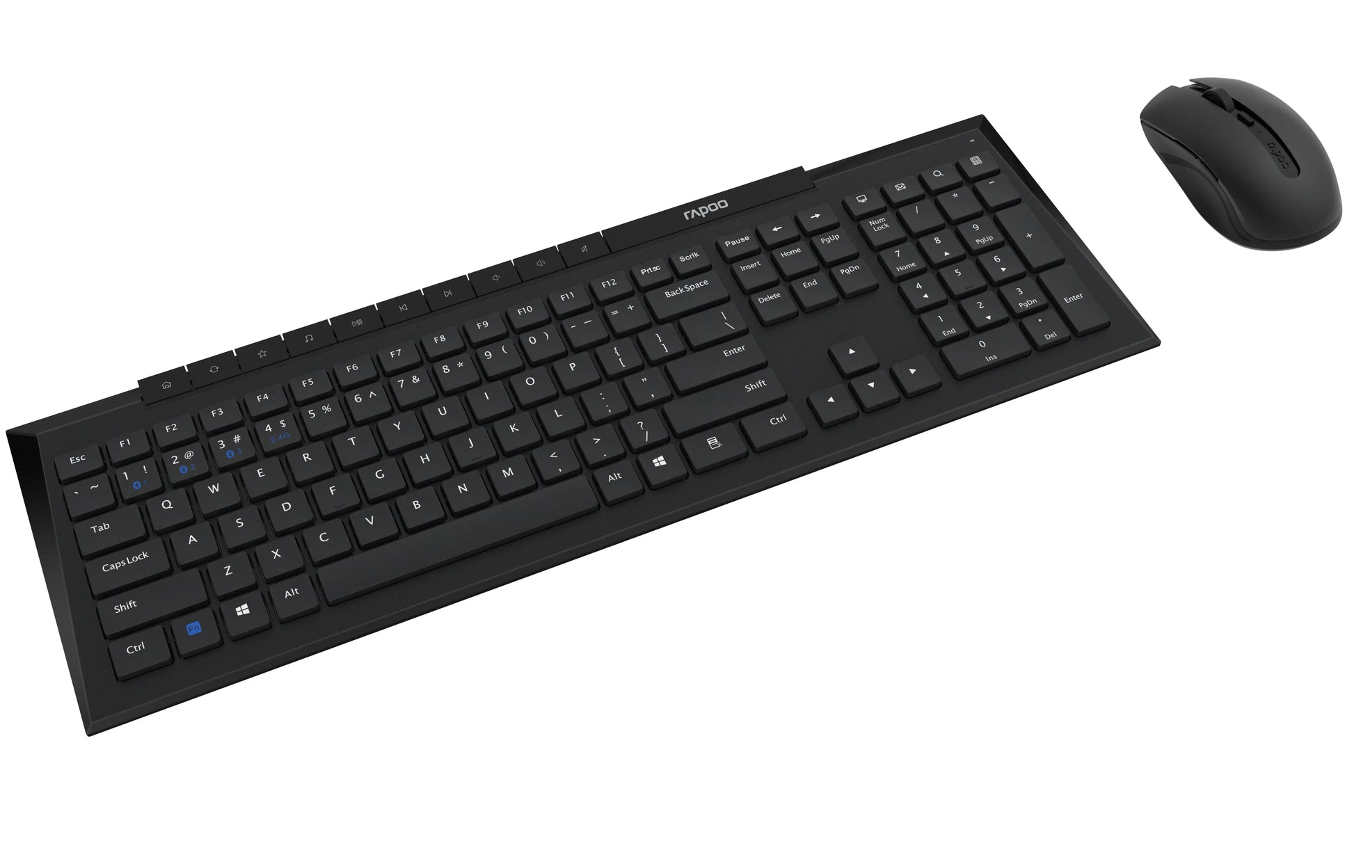 RAPOO 8210M Optical Deskset black 13572 Wireless Multi-Mode Idealshop