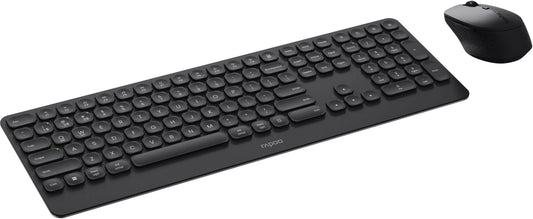 RAPOO 9390M Ultraslim Deskset 13134 Wireless Black Idealshop