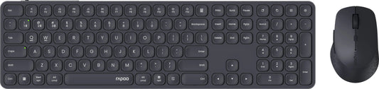 RAPOO 9810M ultraslim full deskset 12650 Wireless, Dark Grey Idealshop