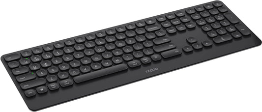 RAPOO E9390M Ultraslim Keyboard 13133 Wireless, Black Idealshop