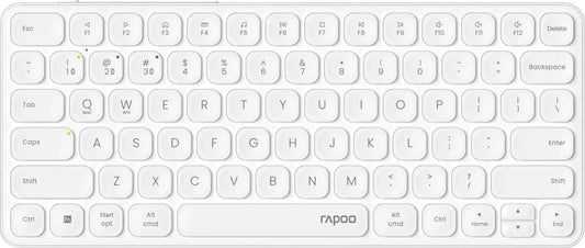 RAPOO E9610M ultraslim Keyboard 12641 Wireless, White Idealshop