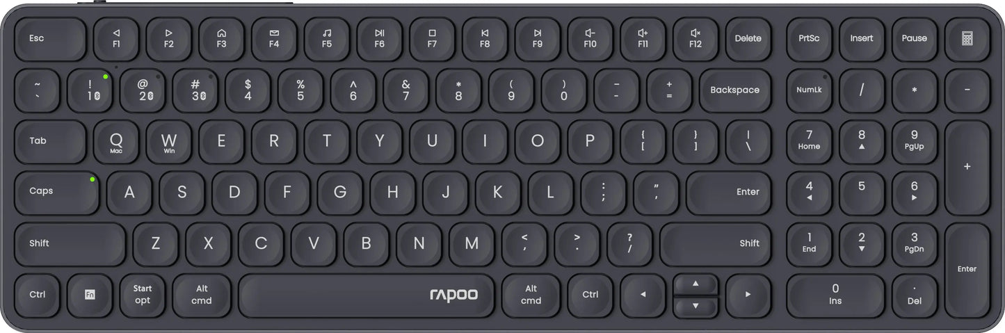 RAPOO E9710 ultraslim Keyboard 12642 Wireless, Dark Grey Idealshop