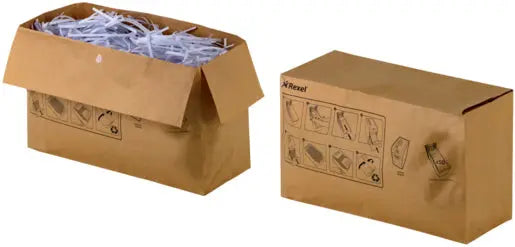 REXEL Abfallsack Recycelbar 32lt 2102505 braun 50 Stück Idealshop