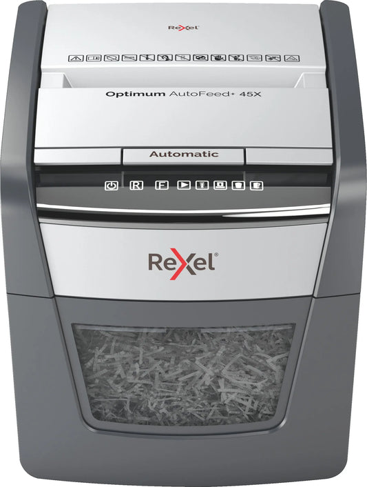 REXEL Aktenvernichter Optimum AF+ 2020045XCH 45X, P-4, 20lt Idealshop