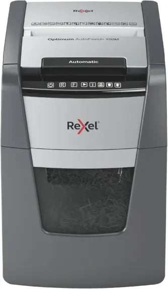 REXEL Aktenvernichter Optimum AF+ 2020100MCH 100M, P-5, 34lt Idealshop