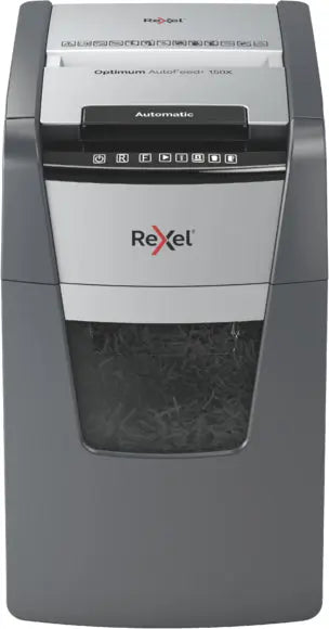 REXEL Aktenvernichter Optimum AF+ 2020150XCH 150X, P-4, 44lt Idealshop