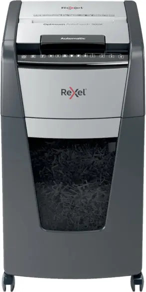 REXEL Aktenvernichter Optimum AF+ 2020300XCH 300X, P-4, 60lt Idealshop