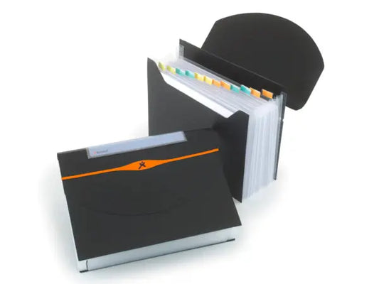 REXEL OPTIMA Fächermappe A4 2102483 schwarz 13 Fächer Idealshop