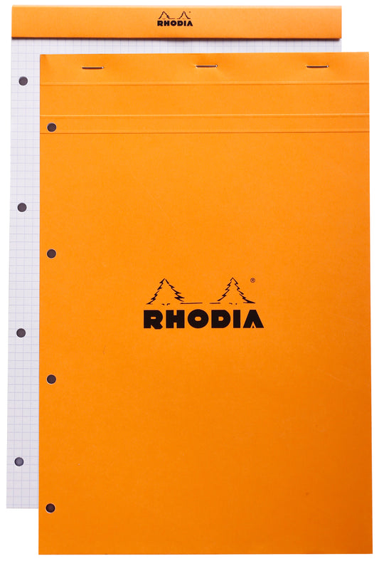 RHODIA    Notizblock orange    210x318mm