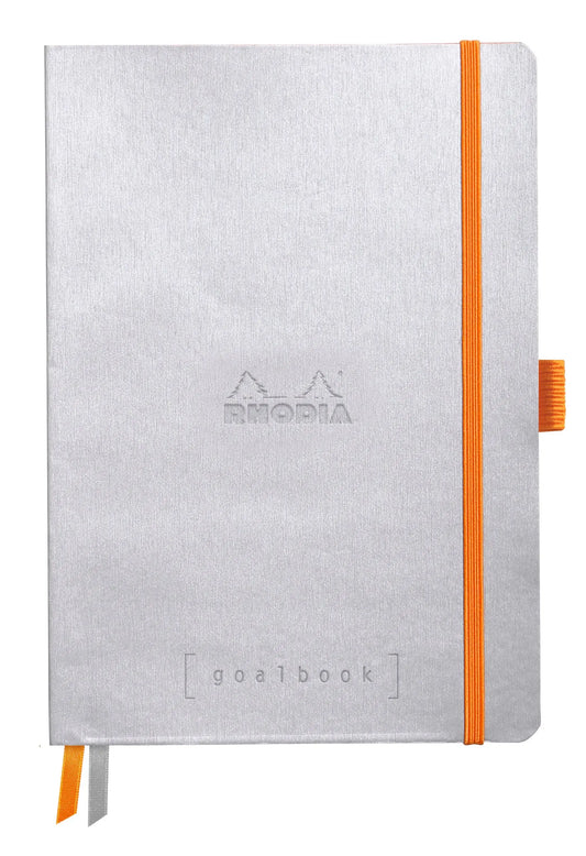 RHODIA Goalbook Notizbuch A5 117570C Softcover silber 240 S. Idealshop