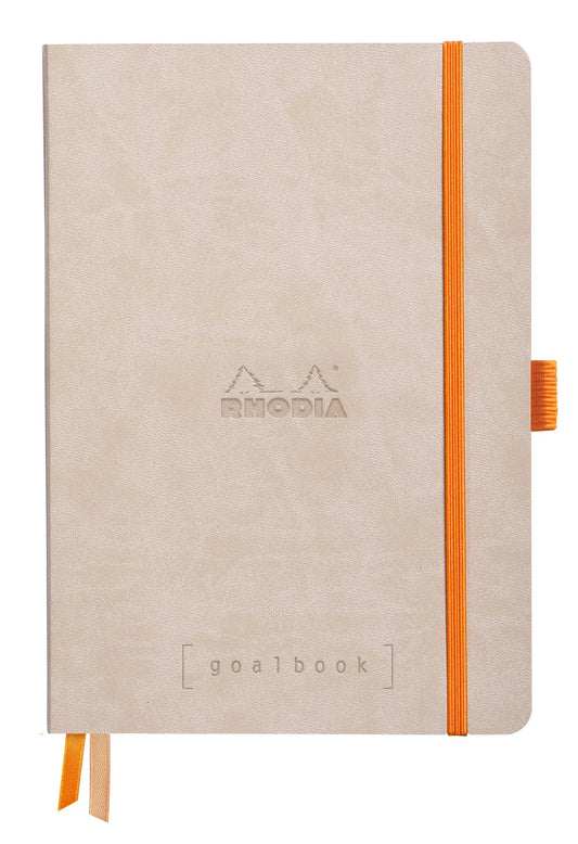RHODIA Goalbook Notizbuch A5 117574C Softcover beige 240 S. Idealshop