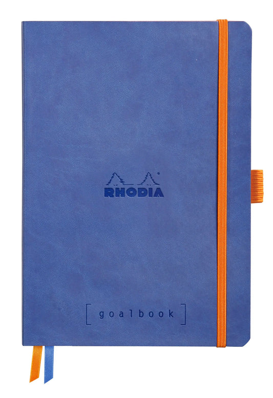 RHODIA Goalbook Notizbuch A5 117577C Softcover saphirblau 240 S. Idealshop