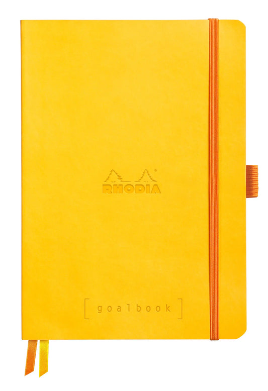 RHODIA Goalbook Notizbuch A5 117585C Softcover gelb 240 S. Idealshop