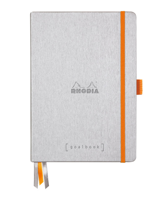 RHODIA Goalbook Notizbuch A5 118570C Hardcover silber 240 S. Idealshop
