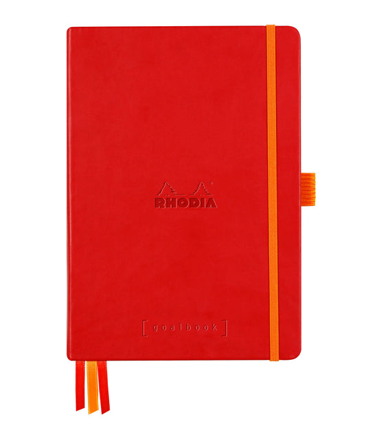 RHODIA Goalbook Notizbuch A5 118582C Hardcover mohnrot 240 S. Idealshop