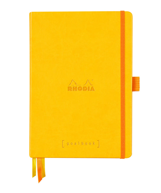 RHODIA Goalbook Notizbuch A5 118585C Hardcover gelb 240 S. Idealshop