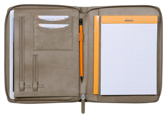 RHODIA Konferenzmappe A5 168101C taupe Idealshop