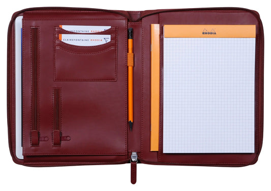 RHODIA Konferenzmappe A5 168107C weinrot Idealshop