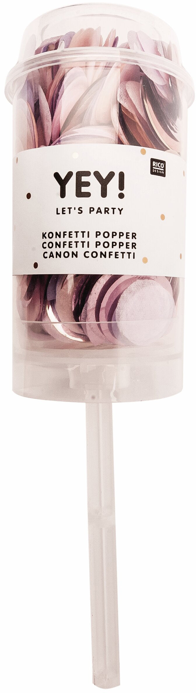RICO DESIGN Konfetti Popper 8g 99001.63.93 pastell