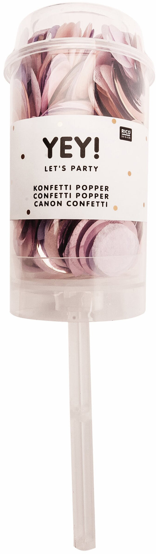 RICO DESIGN Konfetti Popper 8g 99001.63.93 pastell