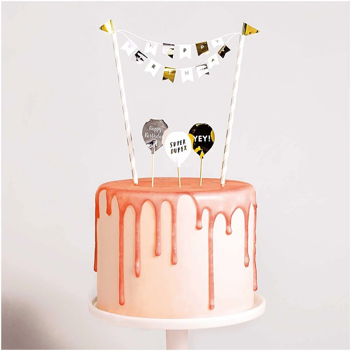 RICO DESIGN Caketopper Happy Birthday 81004.02.22 Idealshop