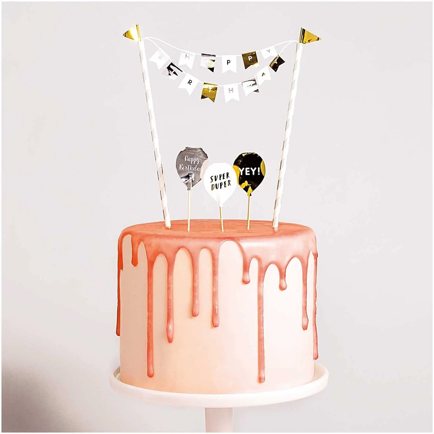 RICO DESIGN Caketopper Happy Birthday 81004.02.22 Idealshop