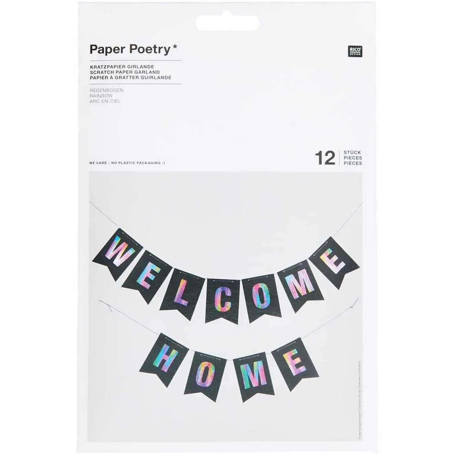 RICO DESIGN Girlande Kratzpapier 500048 Idealshop