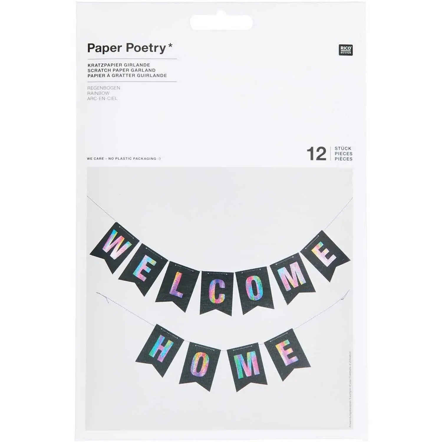 RICO DESIGN Girlande Kratzpapier 500048 Idealshop