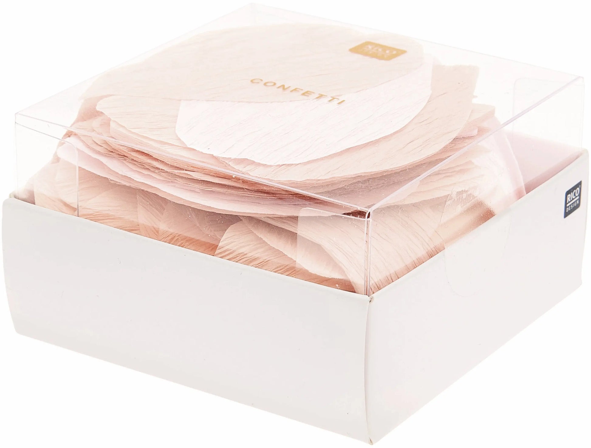 RICO DESIGN Konfetti Rosenblätter 20g 400883 Krepp, rosa 45x75mm Idealshop