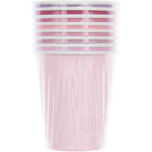 RICO DESIGN Papbecher 250ml 401002 Rosa Mix 8 Stück Idealshop