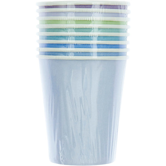 RICO DESIGN Pappbecher 250ml 401003 Ozean Mix 8 Stück Idealshop