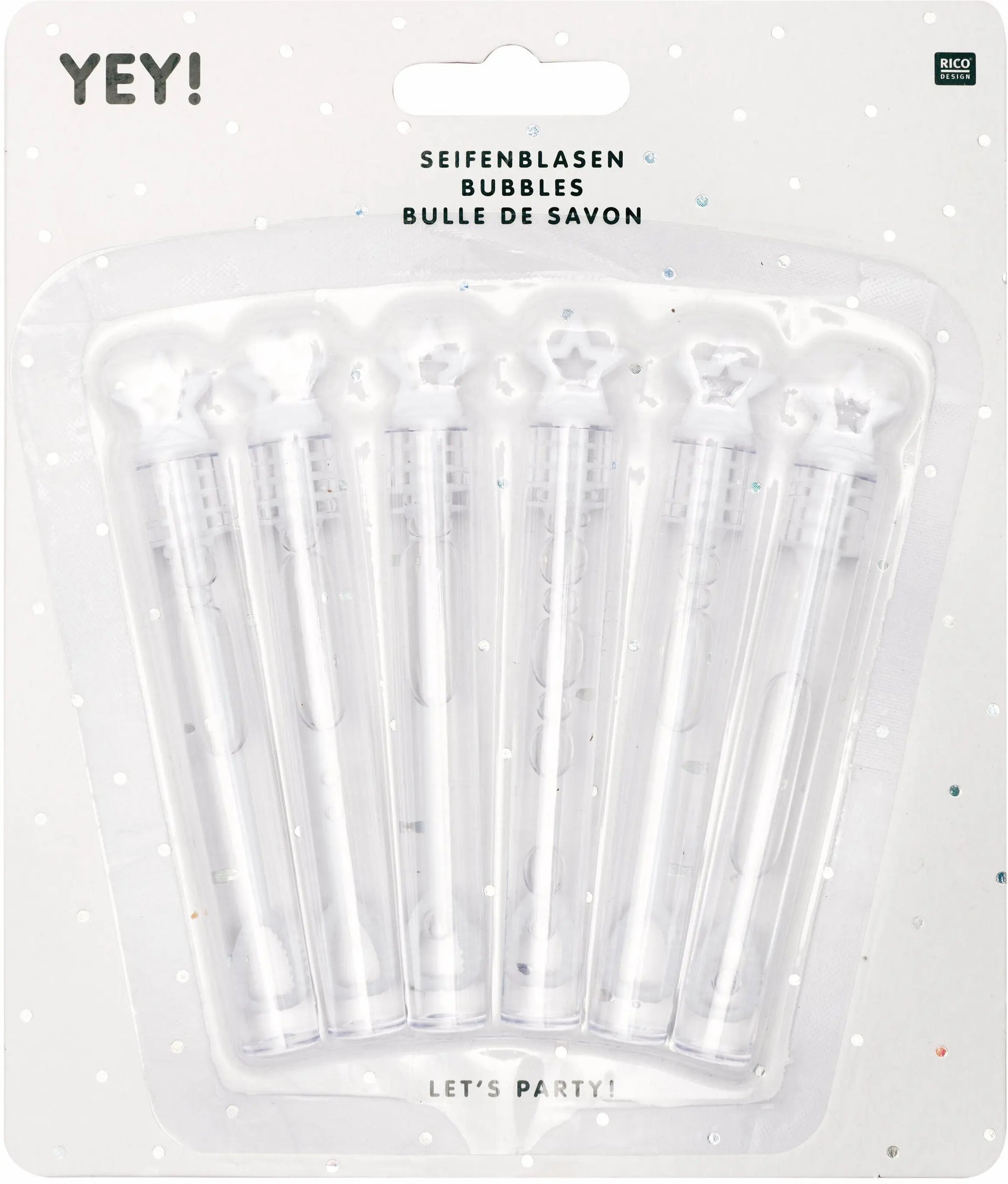 RICO DESIGN Seifenblasen YEY! 81004.02.01 6 Stück Idealshop