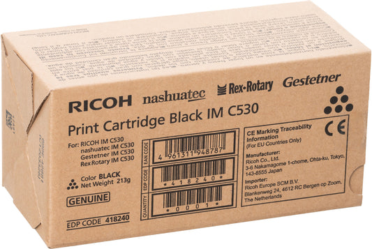 RICOH Toner schwarz 418240 IM C530 20'500 Seiten Idealshop