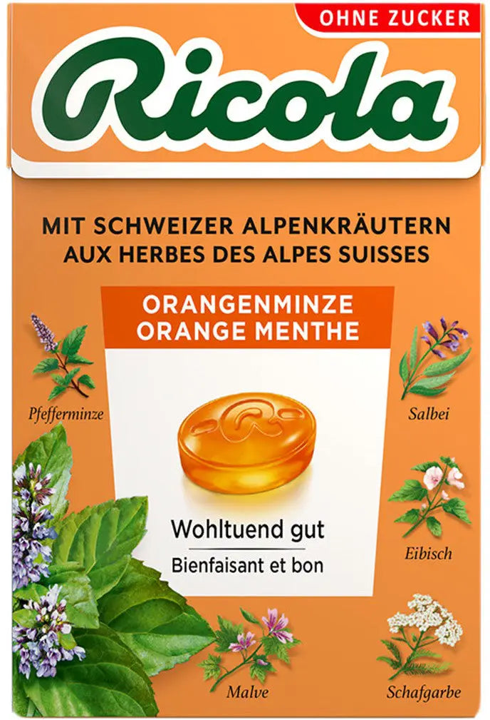 RICOLA    Orangen-Minze Idealshop