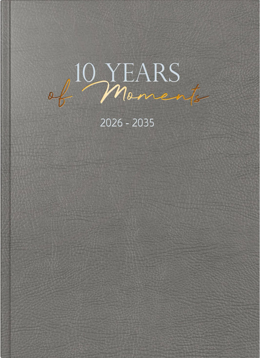 RIDOIDE 10 Jahresagenda 2026-2035 7022404016.26 1T/1S grau DE 21x29.1cm Idealshop