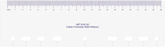 RIDOIDE Timing 1 Tagesanzeiger 7065732.26 transparent 8.1x22.5cm Idealshop