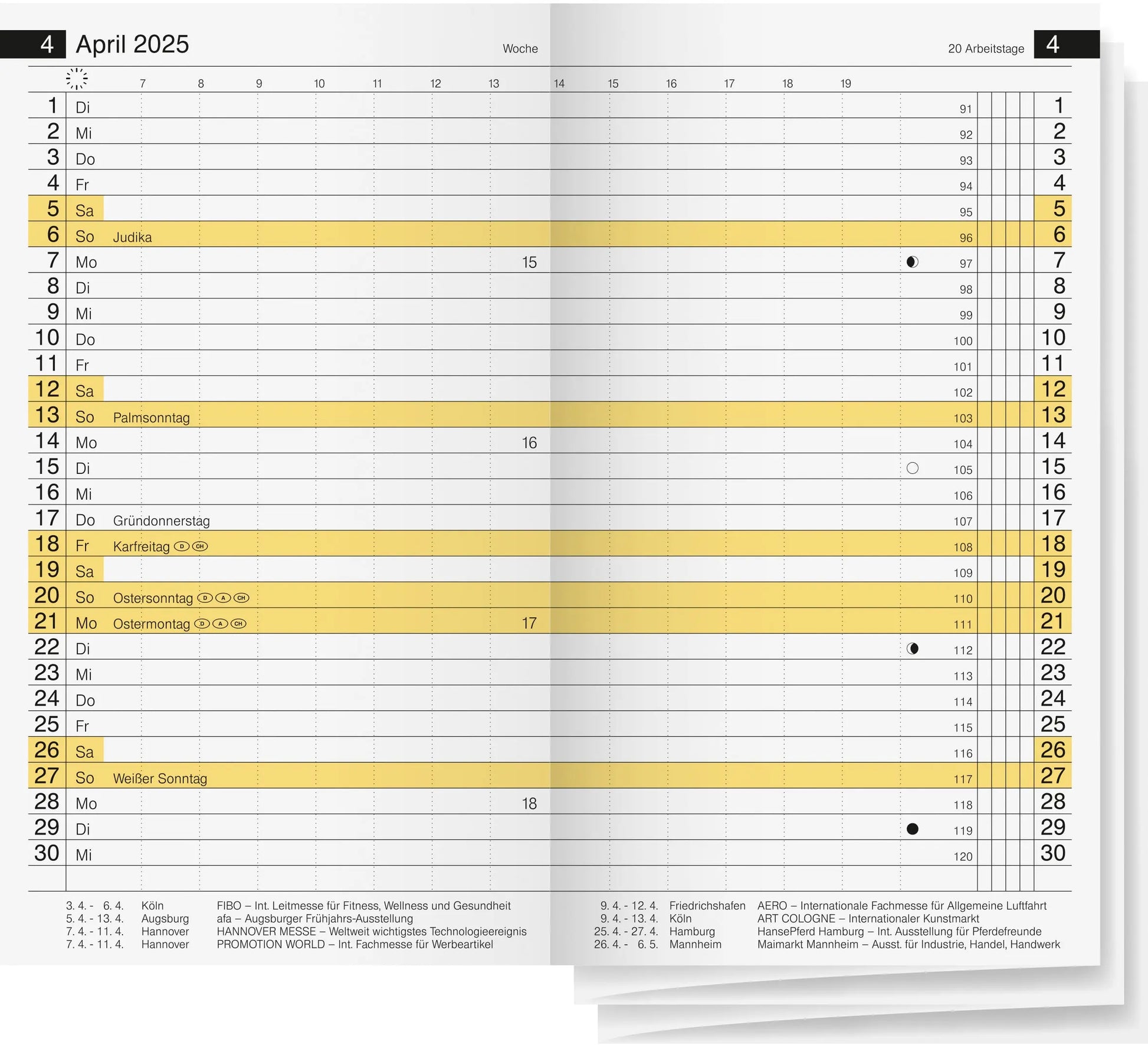 RIDOIDE   Ersatz Miniplaner         2025 Idealshop