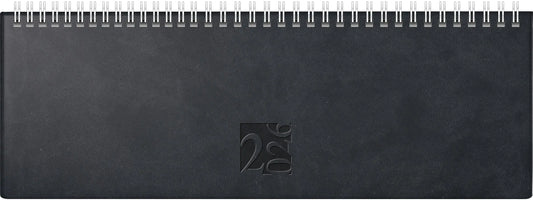 RIDOIDE Pultkalender AC-Terminer 2026 7031702906.26 1W/2S schwarz ML 30.7x10.5cm Idealshop