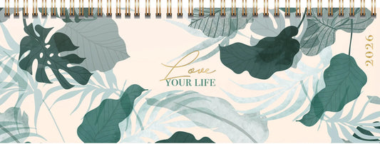 RIDOIDE Pultkalender Design Line 2026 7036311026.26 1W/2S Love DE 29.7x10.5cm Idealshop