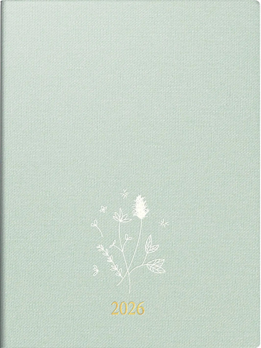 RIDOIDE Taschenagenda Design Line 2026 7013603016.26 1W/2S Flowers DE 12x16cm Idealshop