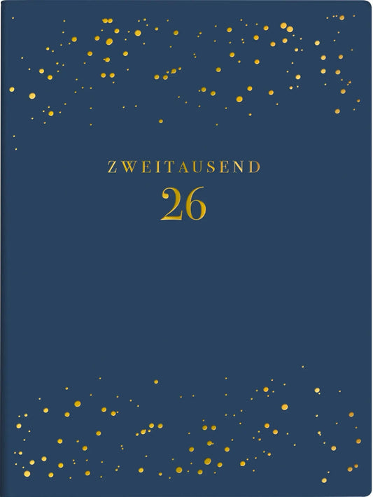 RIDOIDE Taschenagenda Design Line 2026 7013603026.26 1W/2S Night DE 12x16cm Idealshop