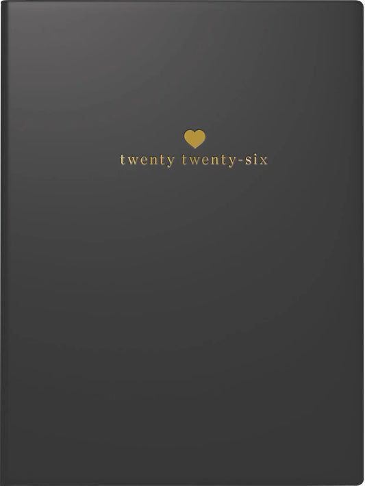 RIDOIDE Taschenagenda Design Line 2026 7013607026.26 1W/2S Heart DE 12x16cm Idealshop
