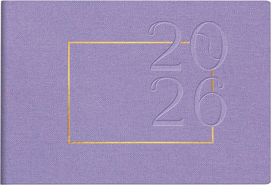 RIDOIDE Taschenagenda Septimus 2026 7017515016.26 1W/2S lavendel DE 15.2x10.2cm Idealshop