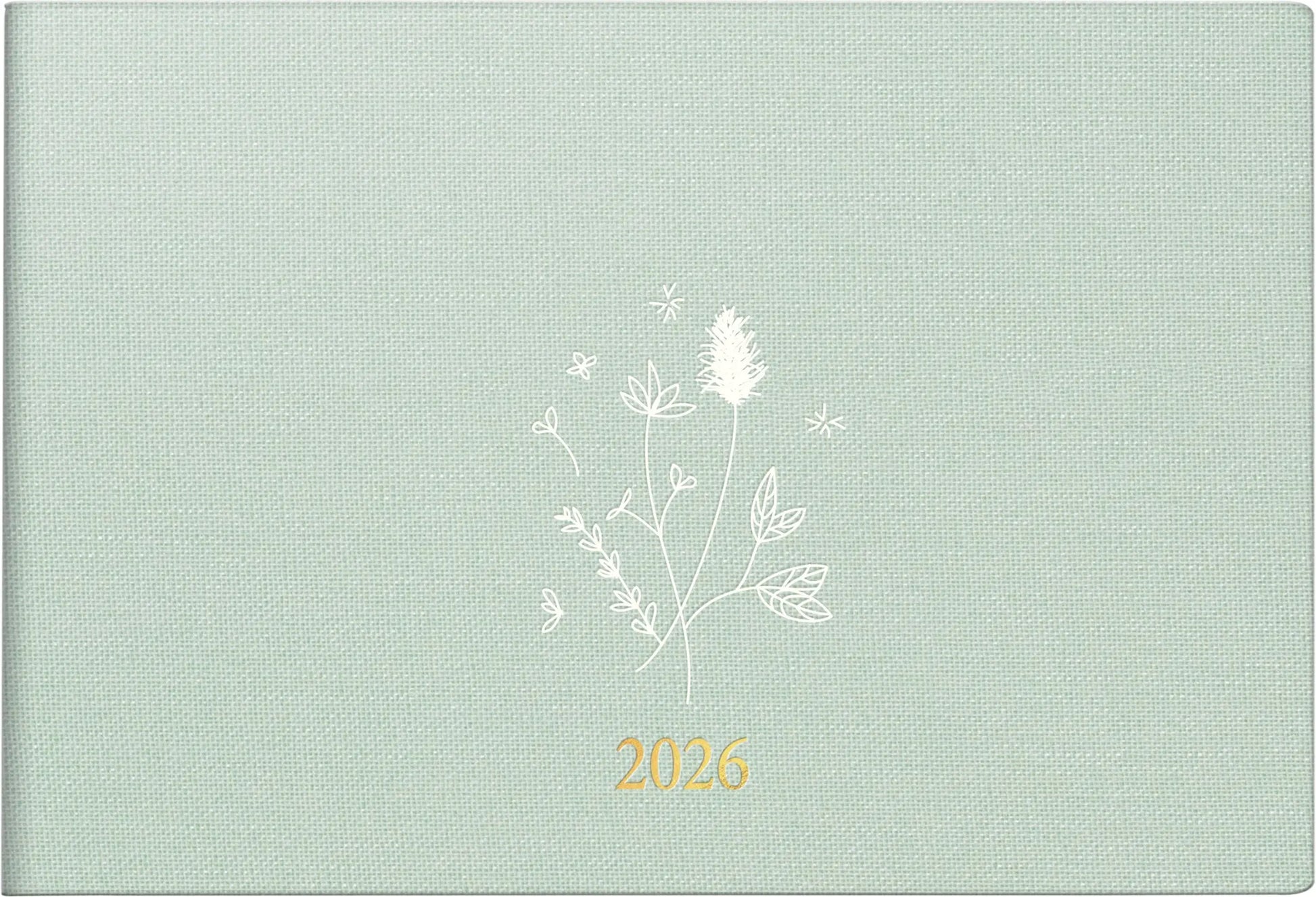 RIDOIDE Taschenagenda Septimus 2026 7017515026.26 1W/2S hellgrün DE 15.2x10.2cm Idealshop