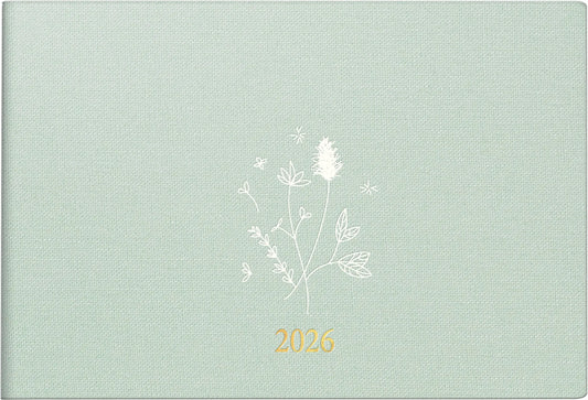 RIDOIDE Taschenagenda Septimus 2026 7017515026.26 1W/2S hellgrün DE 15.2x10.2cm Idealshop