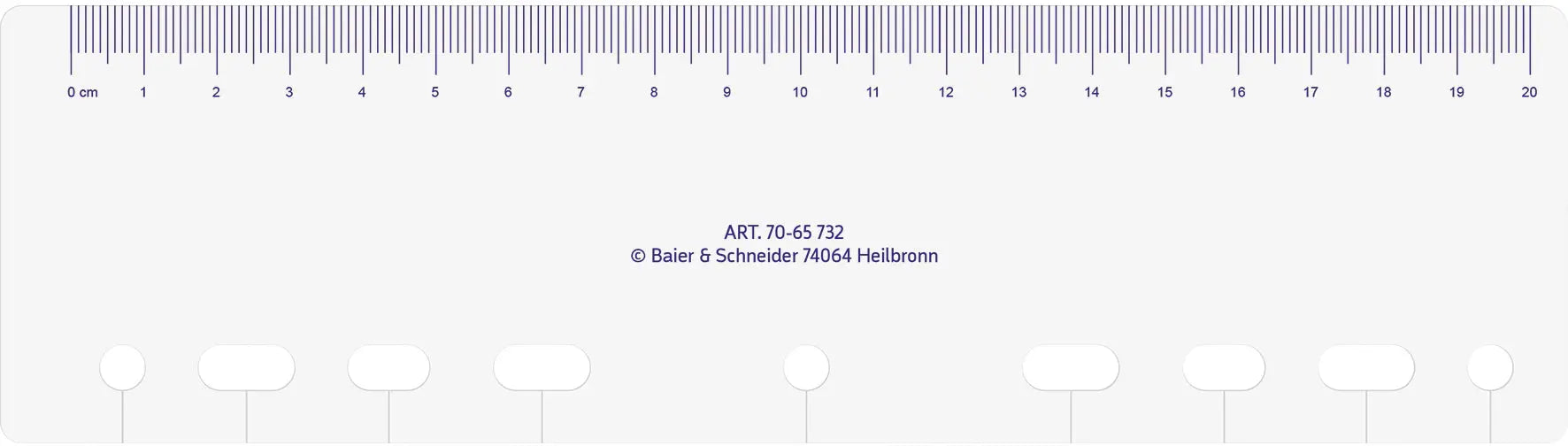 RIDOIDE Timing 1 Tagesanzeiger 7065732.26 transparent 8.1x22.5cm Idealshop