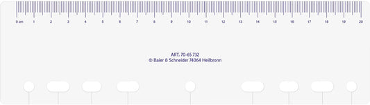 RIDOIDE Timing 1 Tagesanzeiger 7065732.26 transparent 8.1x22.5cm Idealshop